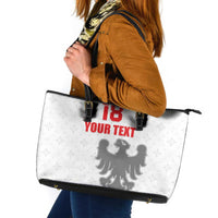 Custom Sicilia Football Leather Tote Bag Animus Tuus Dominus - Wonder Print Shop