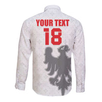 Custom Sicilia Football Long Sleeve Button Shirt Animus Tuus Dominus - Wonder Print Shop