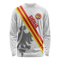 Custom Sicilia Football Long Sleeve Shirt Animus Tuus Dominus - Wonder Print Shop