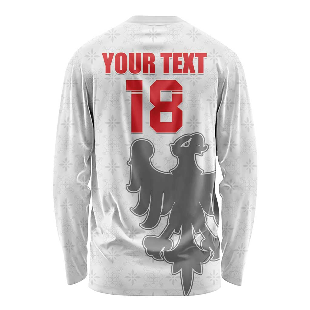 Custom Sicilia Football Long Sleeve Shirt Animus Tuus Dominus - Wonder Print Shop