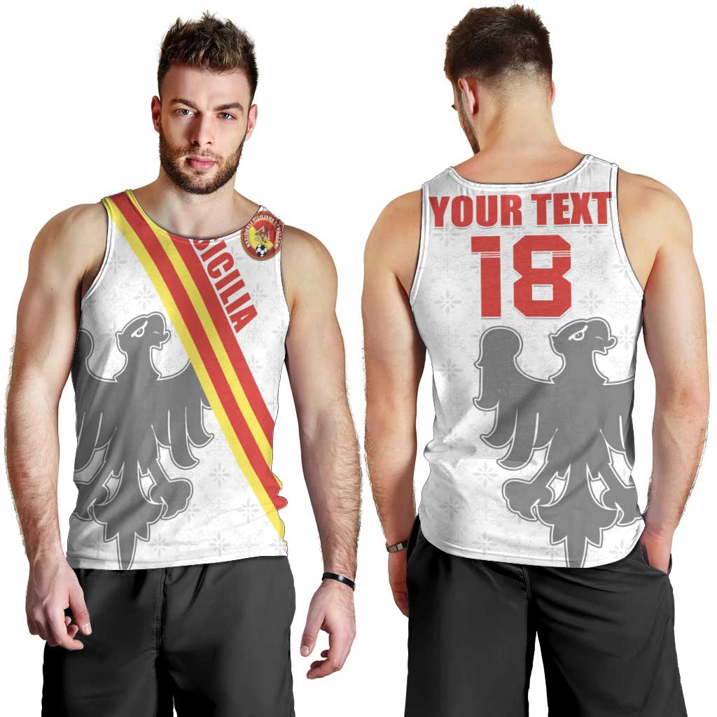 Custom Sicilia Football Men Tank Top Animus Tuus Dominus - Wonder Print Shop
