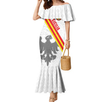 Custom Sicilia Football Mermaid Dress Animus Tuus Dominus - Wonder Print Shop