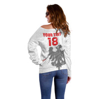 Custom Sicilia Football Off Shoulder Sweater Animus Tuus Dominus - Wonder Print Shop