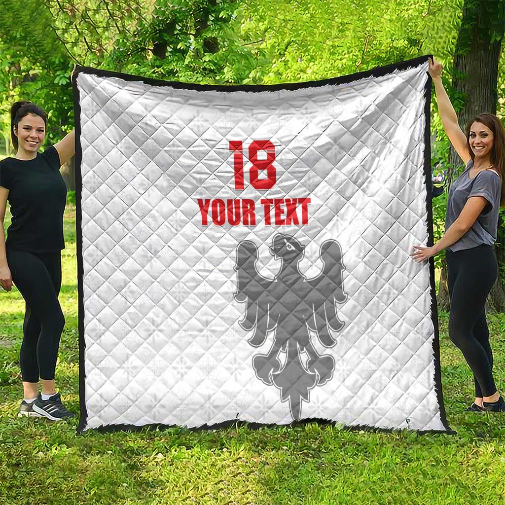 Custom Sicilia Football Quilt Animus Tuus Dominus - Wonder Print Shop