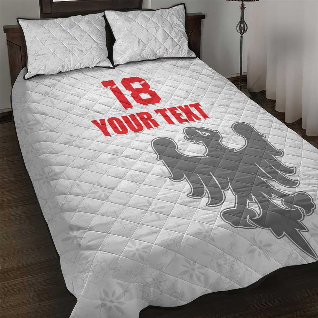 Custom Sicilia Football Quilt Bed Set Animus Tuus Dominus - Wonder Print Shop