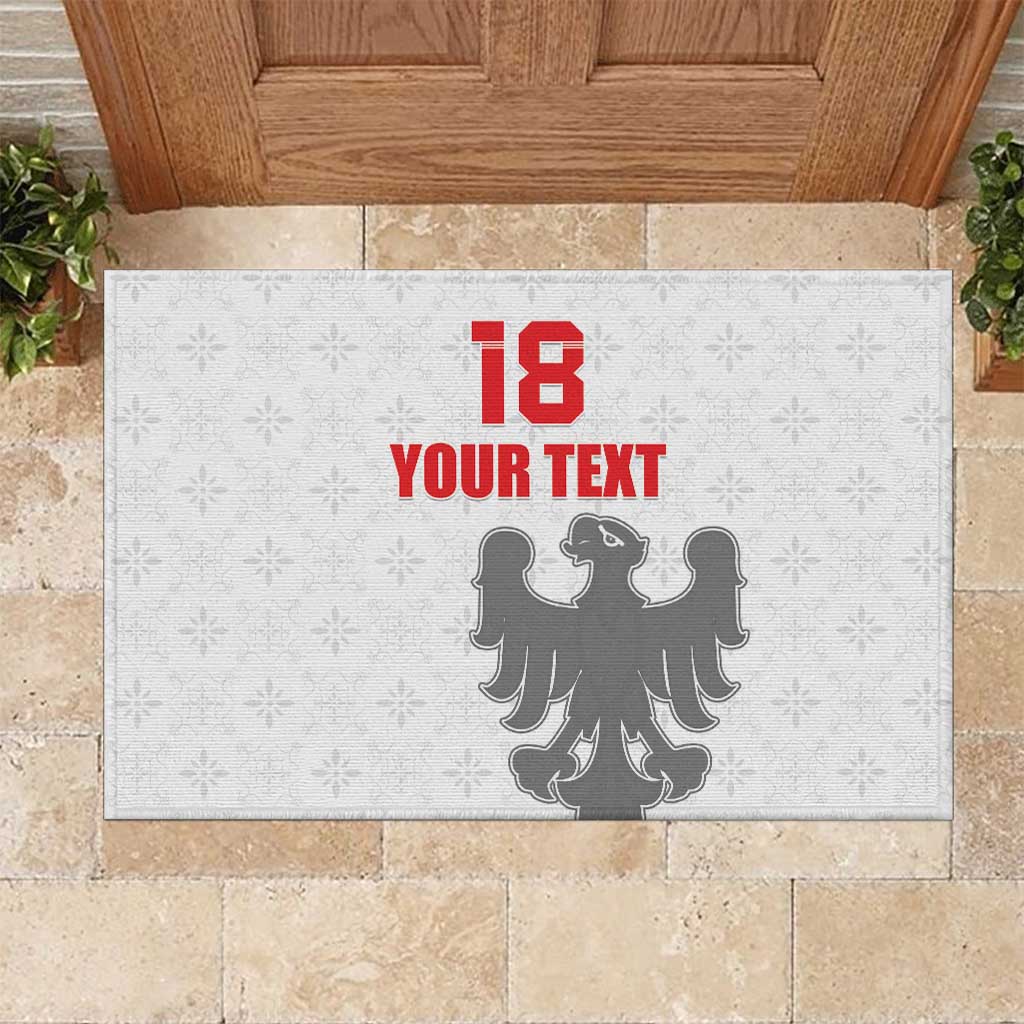 Custom Sicilia Football Rubber Doormat Animus Tuus Dominus - Wonder Print Shop