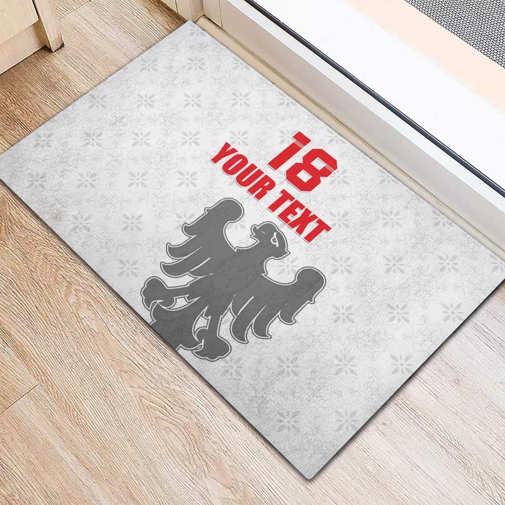 Custom Sicilia Football Rubber Doormat Animus Tuus Dominus - Wonder Print Shop
