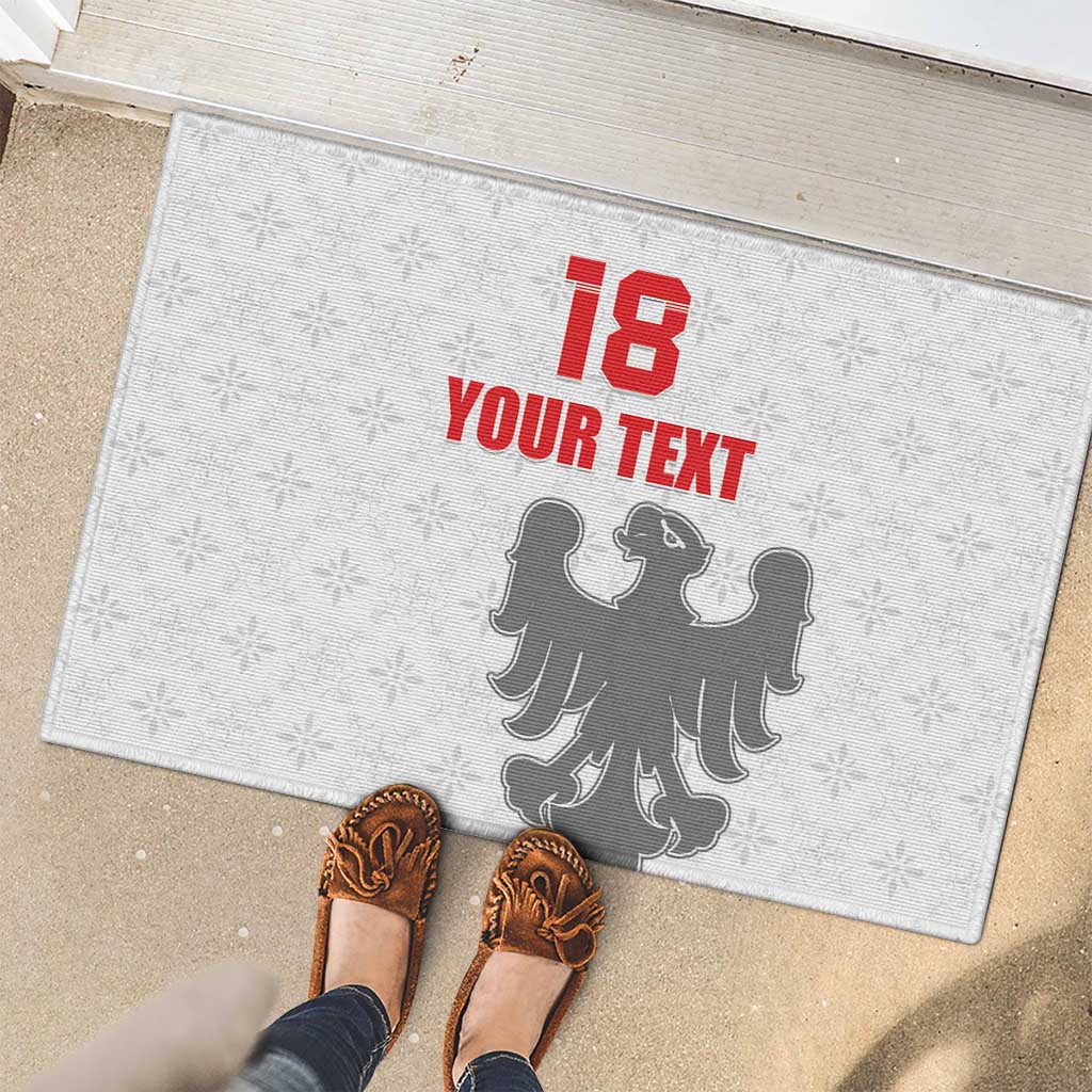 Custom Sicilia Football Rubber Doormat Animus Tuus Dominus - Wonder Print Shop