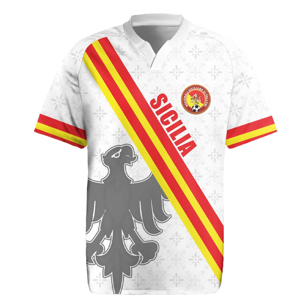 Custom Sicilia Football Rugby Jersey Animus Tuus Dominus - Wonder Print Shop