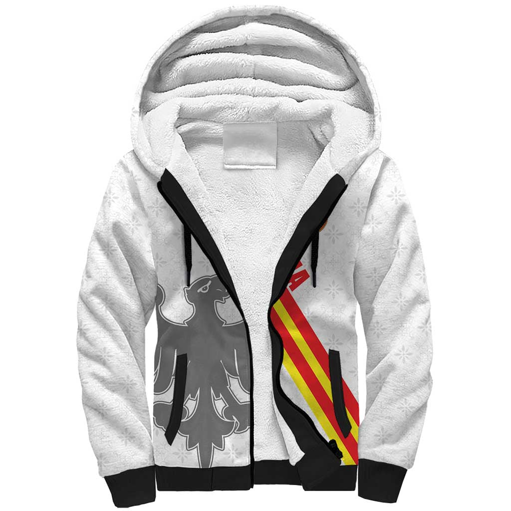 Custom Sicilia Football Sherpa Hoodie Animus Tuus Dominus - Wonder Print Shop