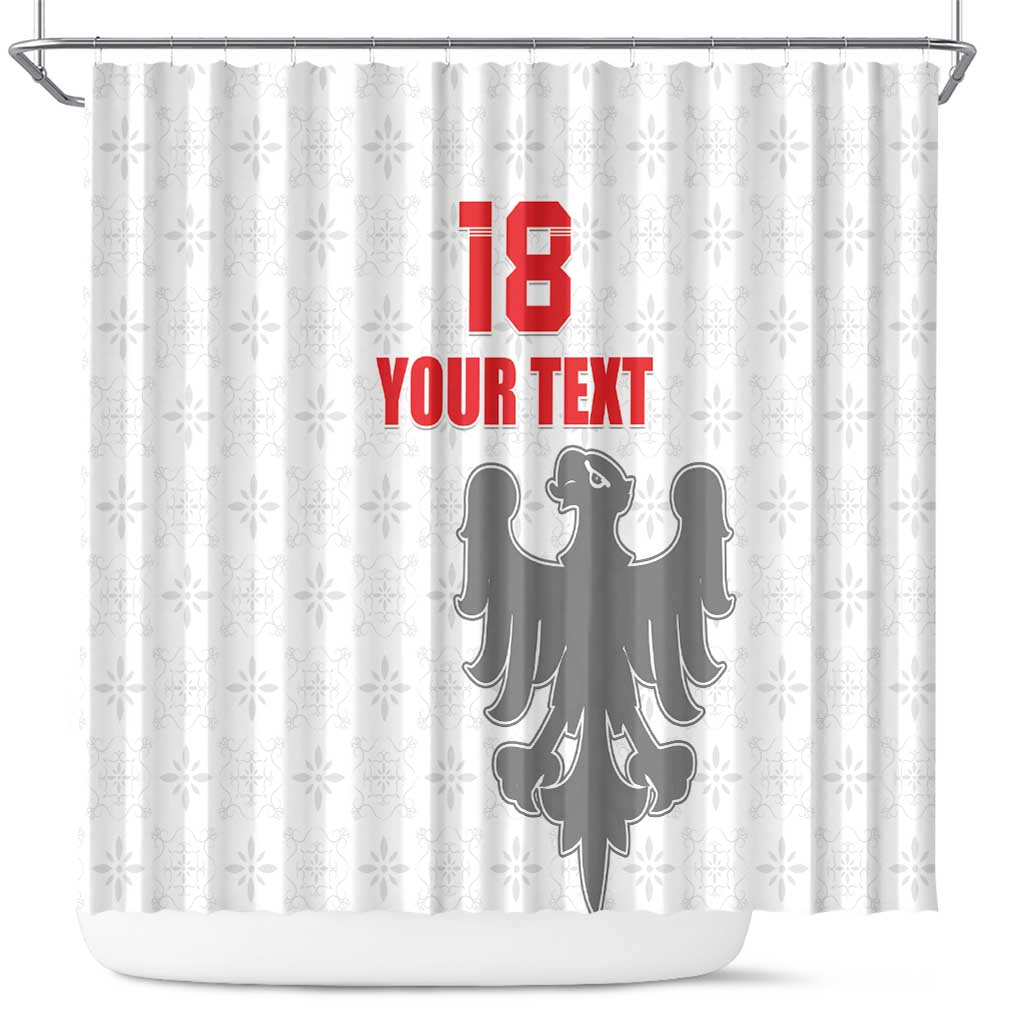 Custom Sicilia Football Shower Curtain Animus Tuus Dominus - Wonder Print Shop