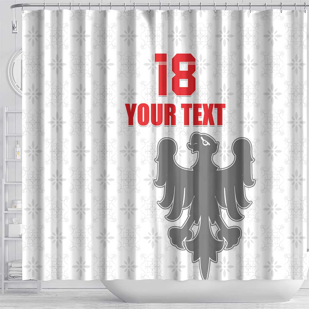 Custom Sicilia Football Shower Curtain Animus Tuus Dominus - Wonder Print Shop