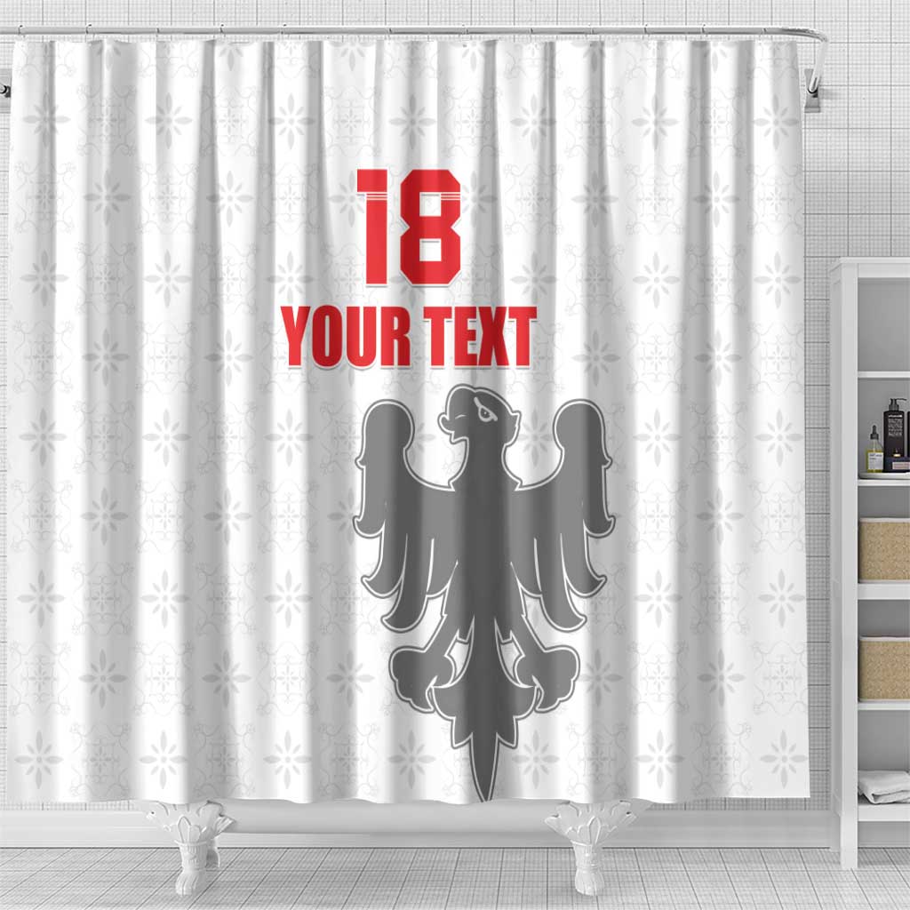 Custom Sicilia Football Shower Curtain Animus Tuus Dominus - Wonder Print Shop