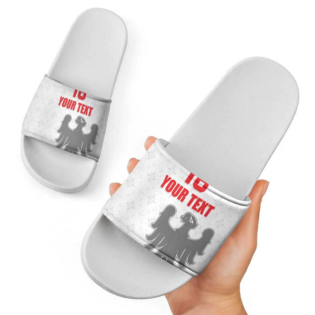 Custom Sicilia Football Slide Sandals Animus Tuus Dominus - Wonder Print Shop