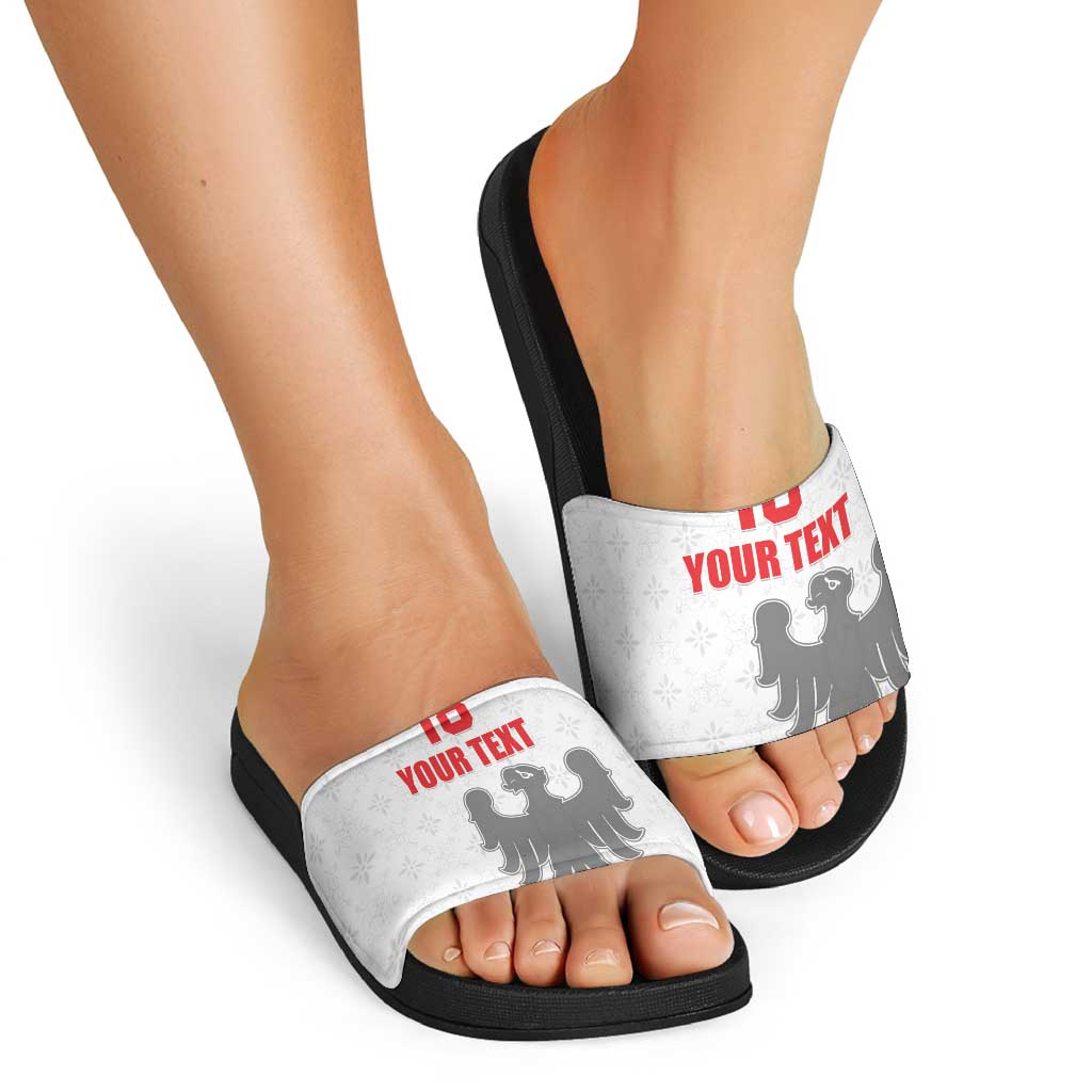 Custom Sicilia Football Slide Sandals Animus Tuus Dominus - Wonder Print Shop