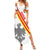 Custom Sicilia Football Summer Maxi Dress Animus Tuus Dominus - Wonder Print Shop