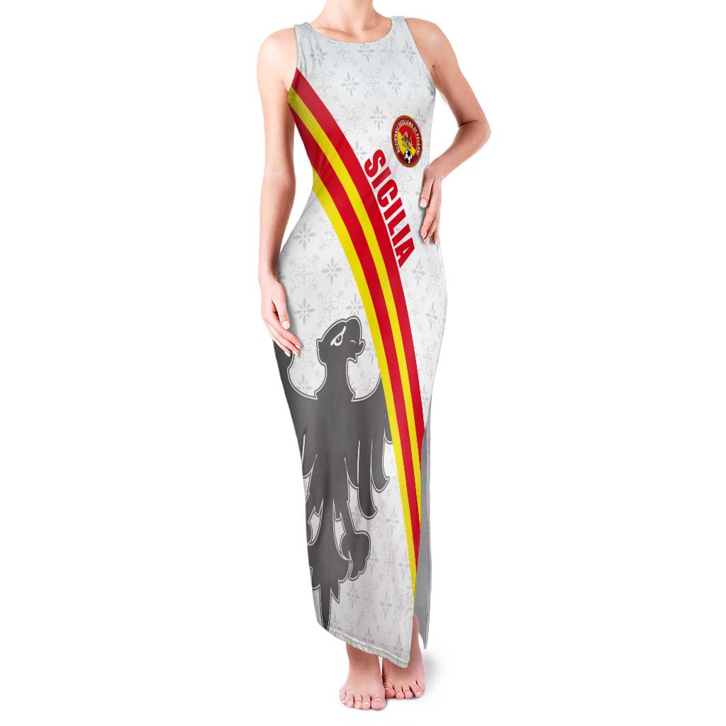 Custom Sicilia Football Tank Maxi Dress Animus Tuus Dominus - Wonder Print Shop