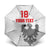 Custom Sicilia Football Umbrella Animus Tuus Dominus - Wonder Print Shop