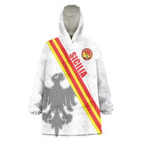 Custom Sicilia Football Wearable Blanket Hoodie Animus Tuus Dominus - Wonder Print Shop
