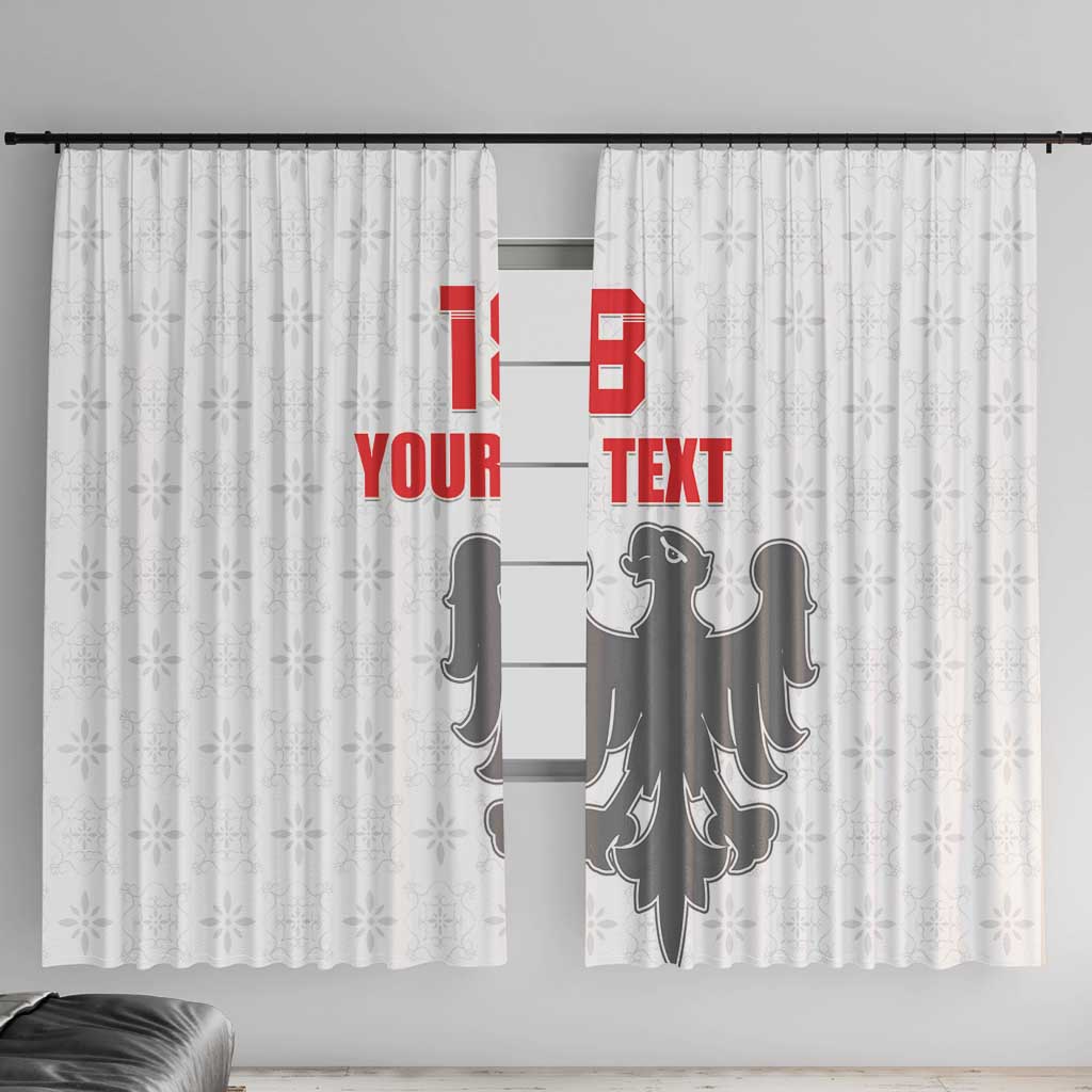 Custom Sicilia Football Window Curtain Animus Tuus Dominus - Wonder Print Shop