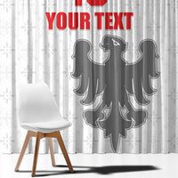 Custom Sicilia Football Window Curtain Animus Tuus Dominus - Wonder Print Shop