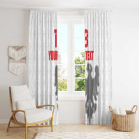 Custom Sicilia Football Window Curtain Animus Tuus Dominus - Wonder Print Shop