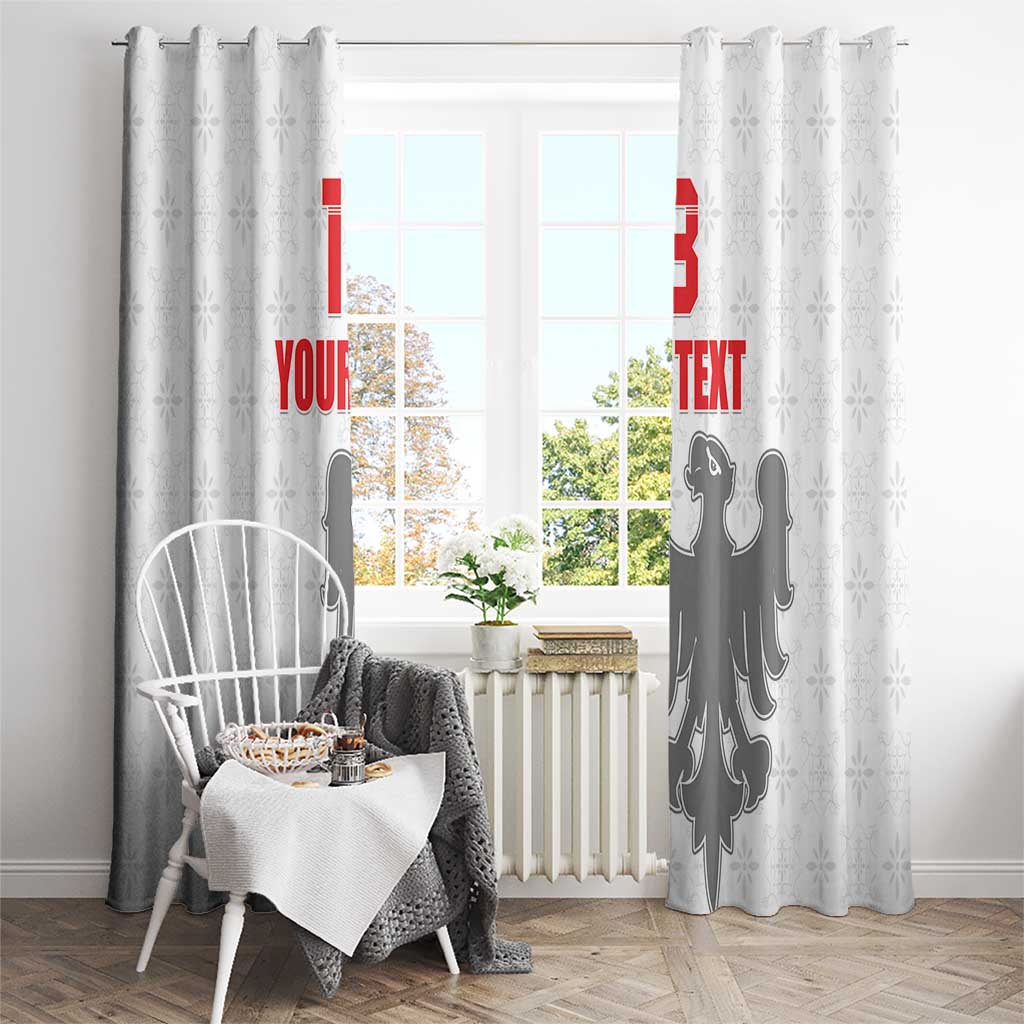 Custom Sicilia Football Window Curtain Animus Tuus Dominus - Wonder Print Shop