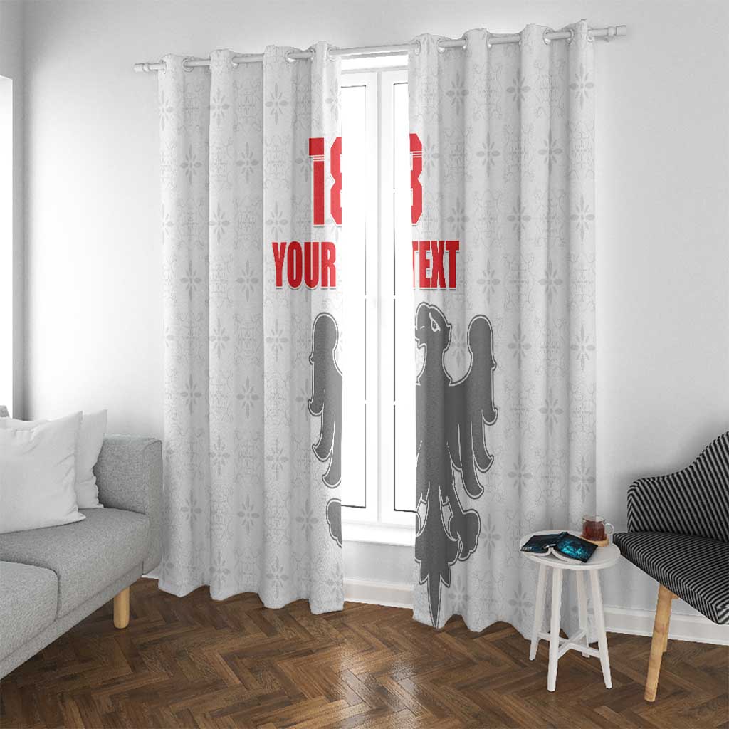 Custom Sicilia Football Window Curtain Animus Tuus Dominus - Wonder Print Shop