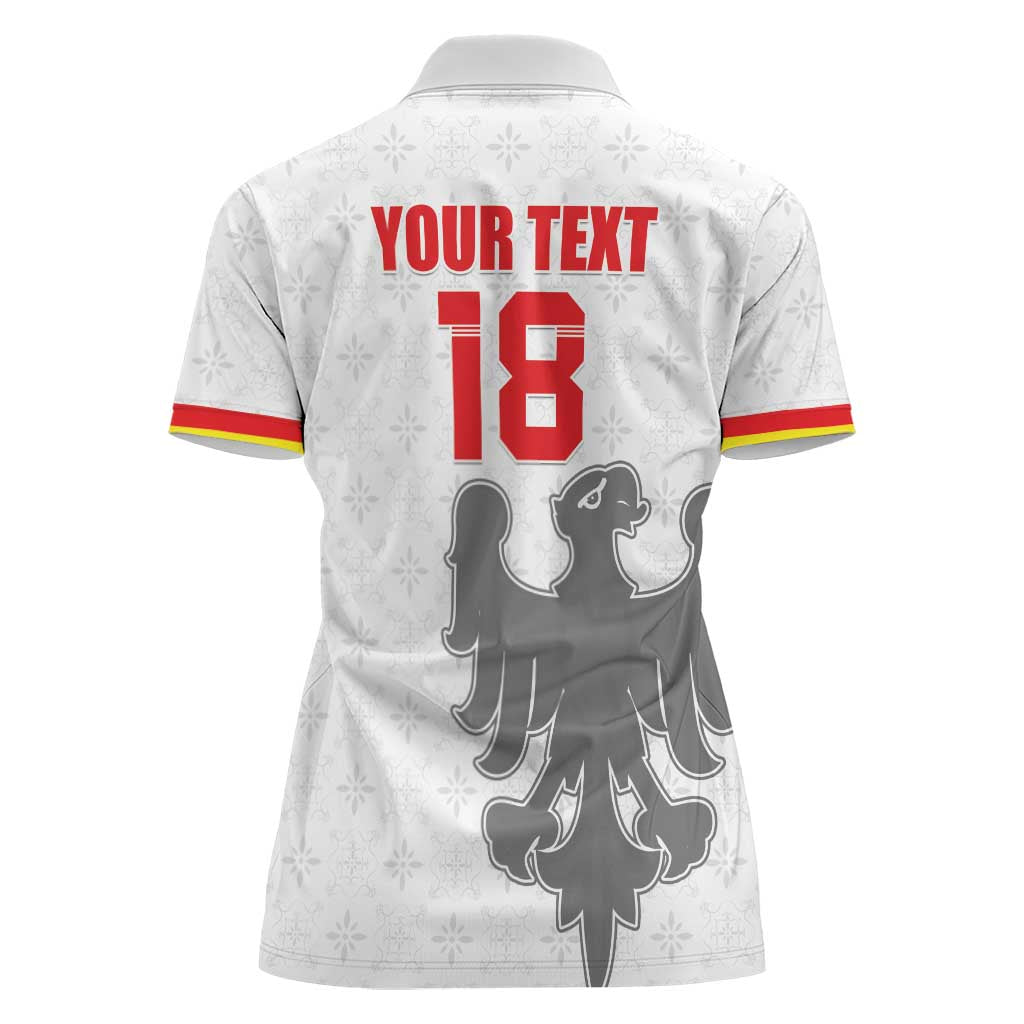 Custom Sicilia Football Women Polo Shirt Animus Tuus Dominus - Wonder Print Shop