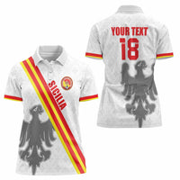 Custom Sicilia Football Women Polo Shirt Animus Tuus Dominus - Wonder Print Shop