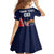 Custom USA Rugby Family Matching Mermaid Dress and Hawaiian Shirt American Eagle With USA Flags - Wonder Print Shop