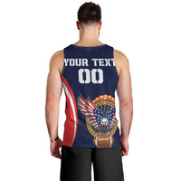 Custom USA Rugby Men Tank Top American Eagle With USA Flags - Wonder Print Shop