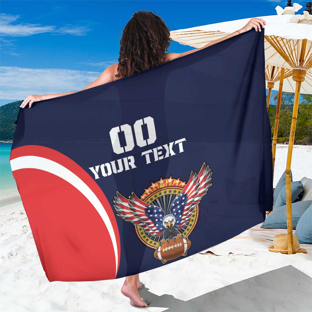 Custom USA Rugby Sarong American Eagle With USA Flags - Wonder Print Shop