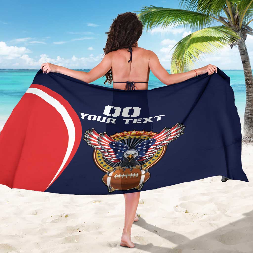 Custom USA Rugby Sarong American Eagle With USA Flags - Wonder Print Shop