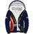 Custom USA Rugby Sherpa Hoodie American Eagle With USA Flags - Wonder Print Shop