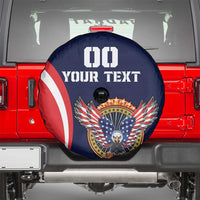 Custom USA Rugby Spare Tire Cover American Eagle With USA Flags - Wonder Print Shop