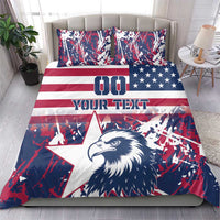 Custom USA Rugby Bedding Set Pacific Go Eagles 2024 - Wonder Print Shop