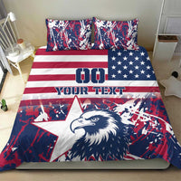 Custom USA Rugby Bedding Set Pacific Go Eagles 2024 - Wonder Print Shop