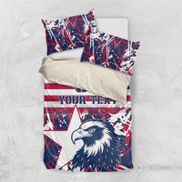 Custom USA Rugby Bedding Set Pacific Go Eagles 2024 - Wonder Print Shop