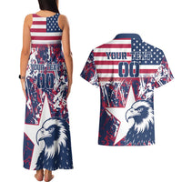Custom USA Rugby Couples Matching Tank Maxi Dress and Hawaiian Shirt Pacific Go Eagles 2024 - Wonder Print Shop