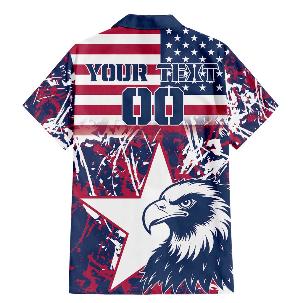 Custom USA Rugby Family Matching Mermaid Dress and Hawaiian Shirt Pacific Go Eagles 2024 - Wonder Print Shop