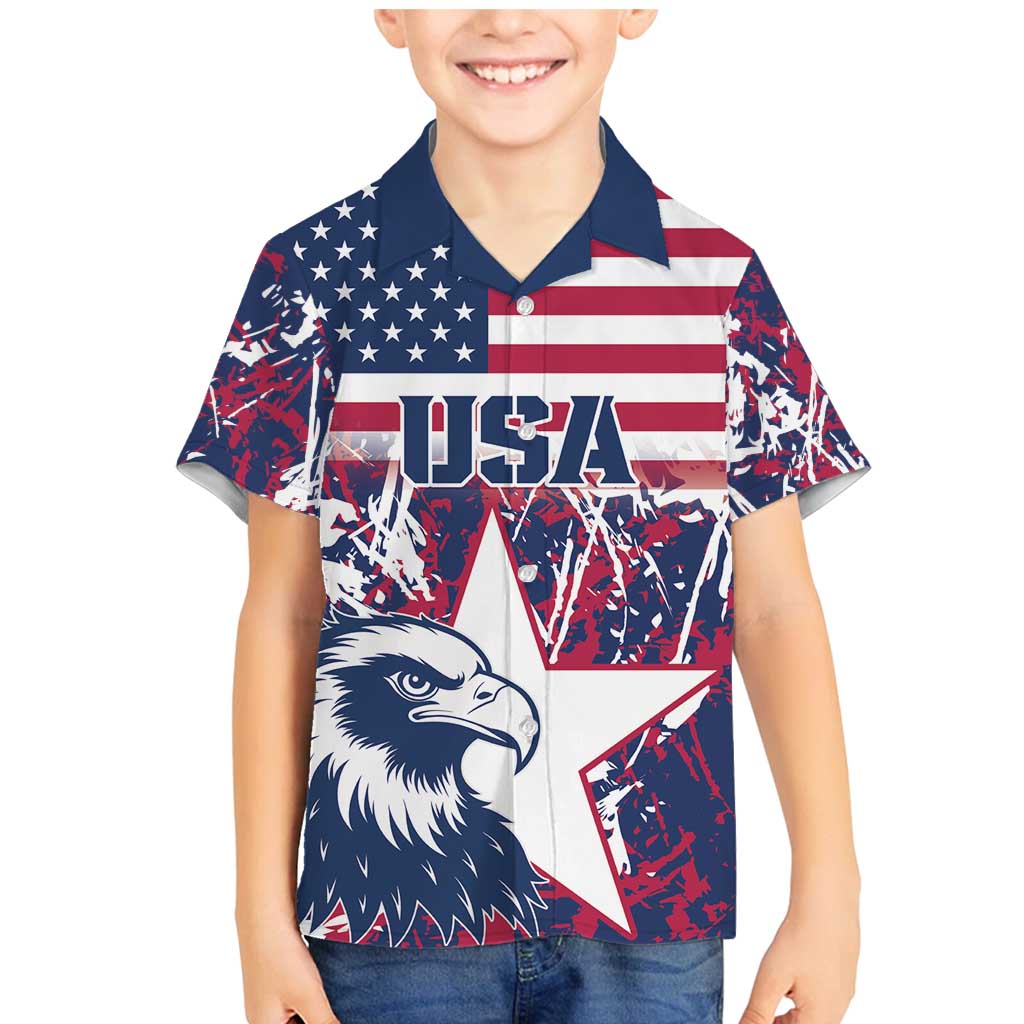 Custom USA Rugby Family Matching Mermaid Dress and Hawaiian Shirt Pacific Go Eagles 2024 - Wonder Print Shop