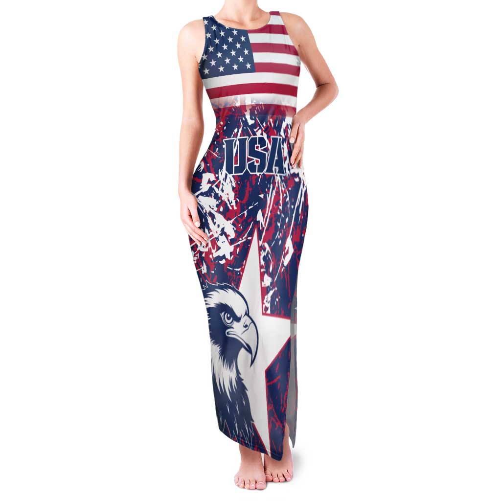 Custom USA Rugby Family Matching Tank Maxi Dress and Hawaiian Shirt Pacific Go Eagles 2024 - Wonder Print Shop