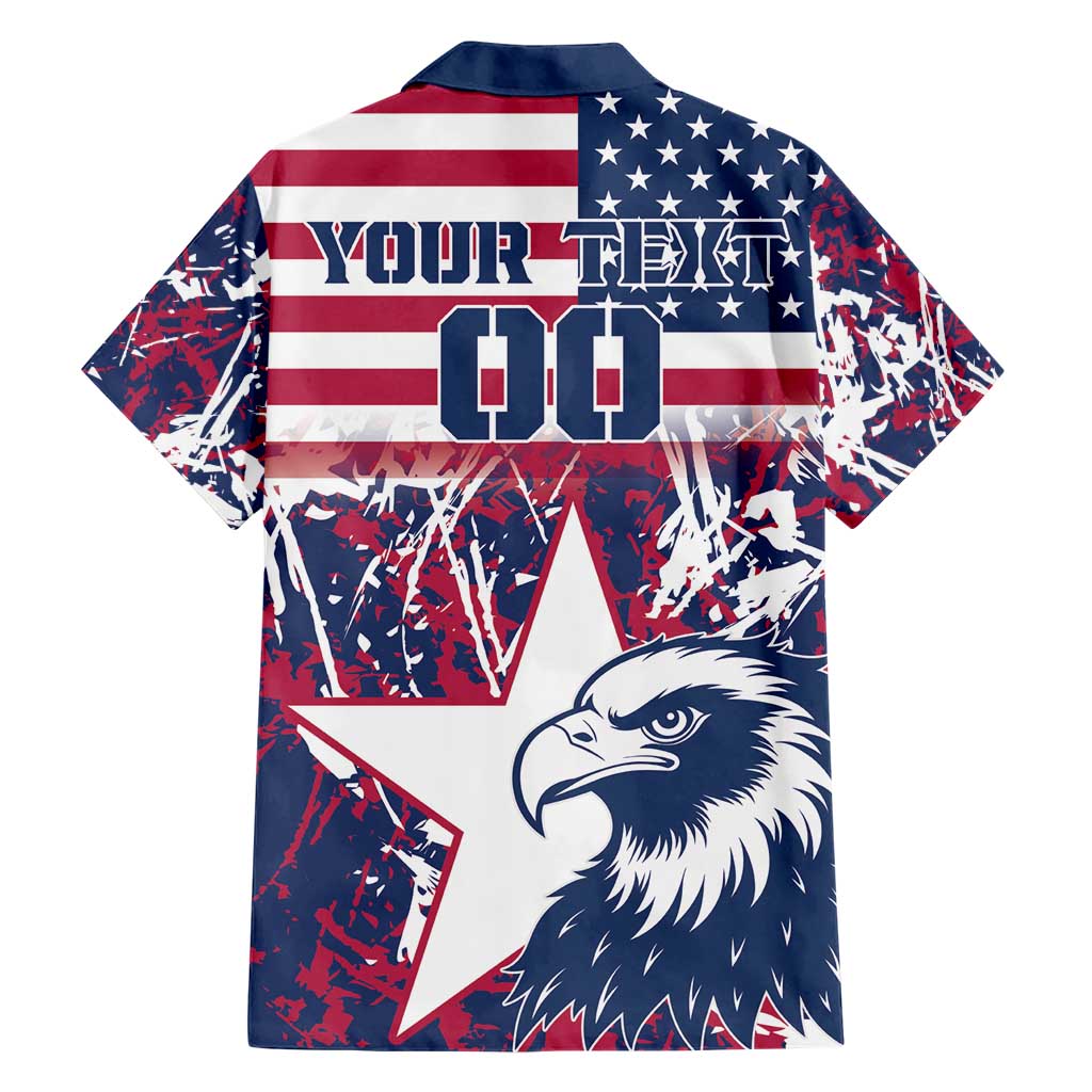Custom USA Rugby Hawaiian Shirt Pacific Go Eagles 2024 - Wonder Print Shop