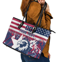 Custom USA Rugby Leather Tote Bag Pacific Go Eagles 2024 - Wonder Print Shop