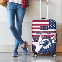 Custom USA Rugby Luggage Cover Pacific Go Eagles 2024 - Wonder Print Shop