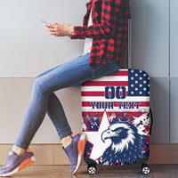 Custom USA Rugby Luggage Cover Pacific Go Eagles 2024 - Wonder Print Shop