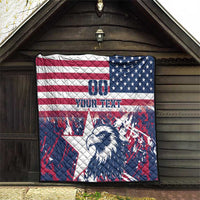 Custom USA Rugby Quilt Pacific Go Eagles 2024 - Wonder Print Shop