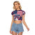 Custom USA Rugby Raglan Cropped T Shirt Pacific Go Eagles 2024 - Wonder Print Shop
