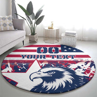 Custom USA Rugby Round Carpet Pacific Go Eagles 2024